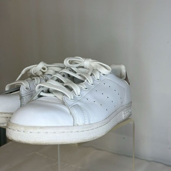 ADIDAS STAN SMITH WHT/GLD WOMENS SNEAKERS FTL-02-006 - Picture 11 of 12